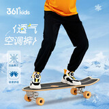 361°童装儿童长裤2025夏季男女童3-14岁透气空调裤 黑150