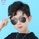 Angelamiao儿童太阳镜男儿童墨镜小孩防紫外线经典蛤蟆眼镜儿童节礼物开学