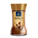 奇堡（TCHIBO）德国进口GOLD【金选】速溶咖啡无蔗糖美式冻干纯黑咖啡粉 100g/罐