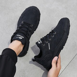 回力休闲鞋软底耐磨男鞋百搭系带旅行运动鞋 WXP(WZ)-0304 黑色 43