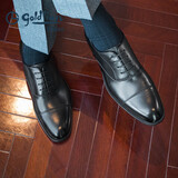 金利来（Goldlion）男鞋正装皮鞋时尚婚鞋绅士宴会舒适牛津鞋58021029501A黑38