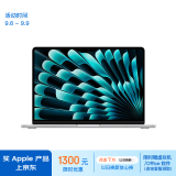 Apple/苹果AI笔记本/2024MacBookAir13.6英寸M3(8+8核)8G256G银色电脑MRXQ3CH/A