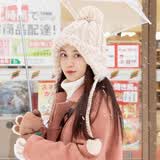 677888帽子女秋冬毛线帽保暖针织帽加绒学生百搭护耳雷锋帽骑车可爱冬季