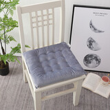 宫薰水晶绒坐垫加厚椅垫办公室防滑学生教室屁股垫子四季清爽透气软垫 水晶绒坐垫银灰色