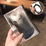 艾梵妮 100根装橡皮筋发绳头饰基础打底百搭高弹扎头发成人发圈头绳