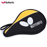 蝴蝶（BUTTERFLY）乒乓球拍套 拍包 葫芦型球包TBC-3017黑金色 1件装