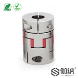 伽纳传动梅花联轴器JFC铝合金夹紧型大扭矩伺服马达步进电机加工中心机床丝杆模组弹性星型连接节CPJC 梅花联轴器 外径25 长度30 内孔4~14可选
