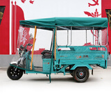 电动三轮车车棚遮阳棚挡雨蓬方管折叠全封闭三轮车棚篷雨棚 军绿色 车厢长度110*宽度80