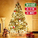 蒂诗卡圣诞节装饰圣诞树1.5米布置套装店铺家用圣诞场景豪华加密圣诞树 1.8米豪华圣诞树