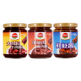 金菜地金菜地220g*3牛肉酱拌面拌饭酱鲜虾酱暴下饭蘸料组合安徽特产包邮 220g*3瓶（牛肉+猪肉+虾酱）
