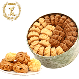 聪明小熊香港珍妮曲奇聪明小熊饼干二味曲奇640g双层进口休闲食品源头直发