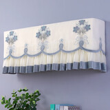 庭漫伊（TINGMANYI）空调罩开机不取空调套卧室挂式1P大1.5P匹空调挂机罩防尘罩 墨兰序浅蓝开机不取款 1.5-2p)86-94内