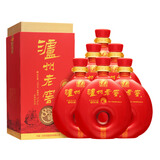 泸州老窖 八年窖头曲 酒庄红八1号 浓香型白酒 52度500ml*6瓶 整箱装