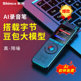 新科（Shinco）AI智能录音笔RV-02 64G大容量ai录音器转文字翻译 专业语音高清降噪办公录音设备