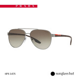 PRADA LINEA ROSSA普拉达眼镜偏光开车驾驶男款太阳镜墨镜0PS 54TS 【绿色渐变】【58】