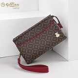 金利来女包百搭时尚女士手拎包手拿包休闲钱包妈妈女朋友礼物 啡色