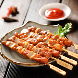 华都食品 骨肉相连 2斤/袋/25串 鸡腿肉串鸡脆骨串空气炸锅食材烧烤