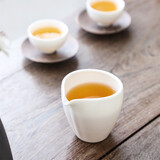 领艺德化白瓷公道杯羊脂玉茶海分茶器陶瓷功夫茶具配件 无尘海