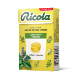 利口乐（Ricola）瑞士进口零食柠檬薄荷糖40g 然香草无糖呵护润喉糖