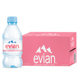依云（evian）法国原装进口 依云（evian）矿泉水330ml6瓶整箱24瓶 多规格可选 依云330ml*5瓶塑料