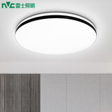 雷士（NVC） LED吸顶灯主卧次卧室灯书房餐厅灯灯北欧现代简约装饰灯具灯饰 【光鸿24瓦】三段调光卧室灯