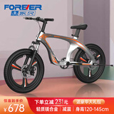 永久（FOREVER）儿童山地车儿童山地自行车永久儿童自行车儿童单车小孩自行车童车 18寸 银色