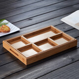 美斯尼 茶盘实木竹制茶台干泡茶台竹木托盘多功能简约果餐盘干果盘 古意茶盘