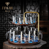 梵卡奇（FANKAQI）蓝山白酒杯套装家用水晶带刻度分酒器小一口烈酒杯酒盅