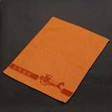 康韵  刺绣小茶巾棉麻加厚吸水茶布茶几茶桌抹布功夫茶毛巾茶台茶具配件 07茶马古道茶巾--黄色