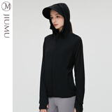 玖慕（JIUMU）防晒衣女士防紫外线皮肤衣夏季户外骑车连帽轻薄外套防晒服防晒衫