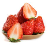 农家新语 丹东99红颜奶油草莓 2斤大果礼盒装 新鲜水果 空运直达