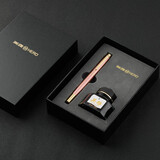 英雄【学生必备】英雄（HERO） 3803钢笔学生专用三四五年级正姿练字特细墨囊硬笔儿童女生款开学学生 樱花粉（墨水礼盒） 0.38官方 标准尖 黑色墨囊50支礼盒装不送