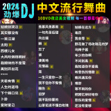 车载dvd光盘碟片 2024流行中文dj舞曲酒吧夜店重低音劲爆歌碟 黑胶唱片高清正版视频汽车载音乐