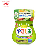 味之素（Ajinomoto）日本进口 儿童宝宝低钠盐1岁辅食减盐50%无碘食用盐调味料100g/瓶