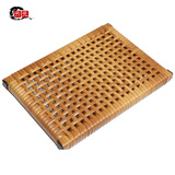 亓元夏天服装厂员工坐垫办公室透气编藤座垫椅垫学生板凳夏季散热屁股 手工编藤款 看图购买