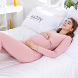 蜜后加绒孕妇秋衣秋裤套装喂奶衣长袖哺乳衣加厚保暖衣打底睡衣月子服 套装-浅粉色 L(110-130斤左右）