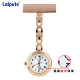 laipute护士表挂表护士胸表夜光防水学生怀表男女款胸表手表刻字考试挂表 玫瑰金B款-小号
