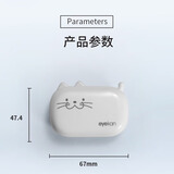 LOVECRAFT隐形眼镜盒 便携简约隐形眼镜盒便携式伴侣盒 白色+海蓝