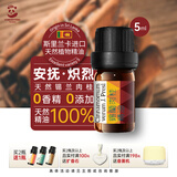 倔强的熊猫香薰精油扩香石香薰机专用补充液加湿器车载单方纯植物天然卧室内 进口锡兰肉桂精油5ml安抚炽烈