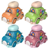 贝比心儿童玩具齿轮小汽车模型会动的男孩可拆装收纳行李箱3岁 随机两只装