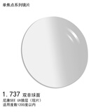 尼康（Nikon）眼镜片单光现片双非球面1.74 SEE高透高洁光学镜片配眼镜片1片