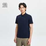 KOLON SPORT/可隆SECO空气POLO 男子户外运动速干防晒抗菌短袖 LHPT4MTT53-NV 藏蓝 170/M