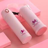 DISNEY迪士尼儿童保温杯316不锈钢男孩水杯小学生上学专用防摔直饮杯子 【升级316不锈钢】米妮 480ml