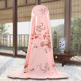 民光（MINGUANG） 民光中式床单国民床单全棉面料全线中式床单 凤穿牡丹桔 200*225cm