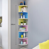 百目源 墙角架置物架搁架收纳架壁挂墙搁板墙壁转角架角落三角墙上隔板 7层内彩26深