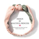 QUEENS JEWELRY发带女洗脸韩国甜美森女系束发带百搭网红洗脸发箍头巾发卡头饰品 粉绿混合发带