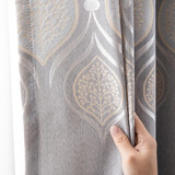 馨菲羽加厚简约现代遮光轻奢大气窗帘布落地窗客厅卧室北欧隔热网红新款成品 米咖色 一米价格(挂钩免费加工)需要几米拍几米