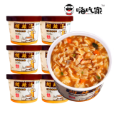 嗨吃家胡辣汤速食汤粥65g*6桶装河南特产正宗方便食品汤料懒人早餐冲泡