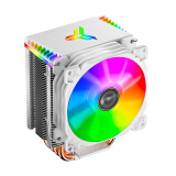 乔思伯（JONSBO）CR-1400幻彩版 白色 塔式CPU散热器（主板5VARGB同步/4热管/PWM风扇/附硅脂/支持LGA1700）