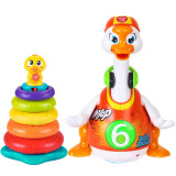 汇乐玩具（HUILE TOYS）婴幼儿童早教摇摆鹅摇马音乐手机不倒翁宝宝音乐玩具 叠叠乐+摇摆鹅